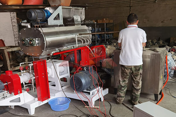 Floating Fish Feed Pellet Making Machine, 40-50 Kg Per 